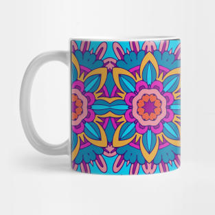 Boho Style Abstract Festive Mandala Pattern Mug